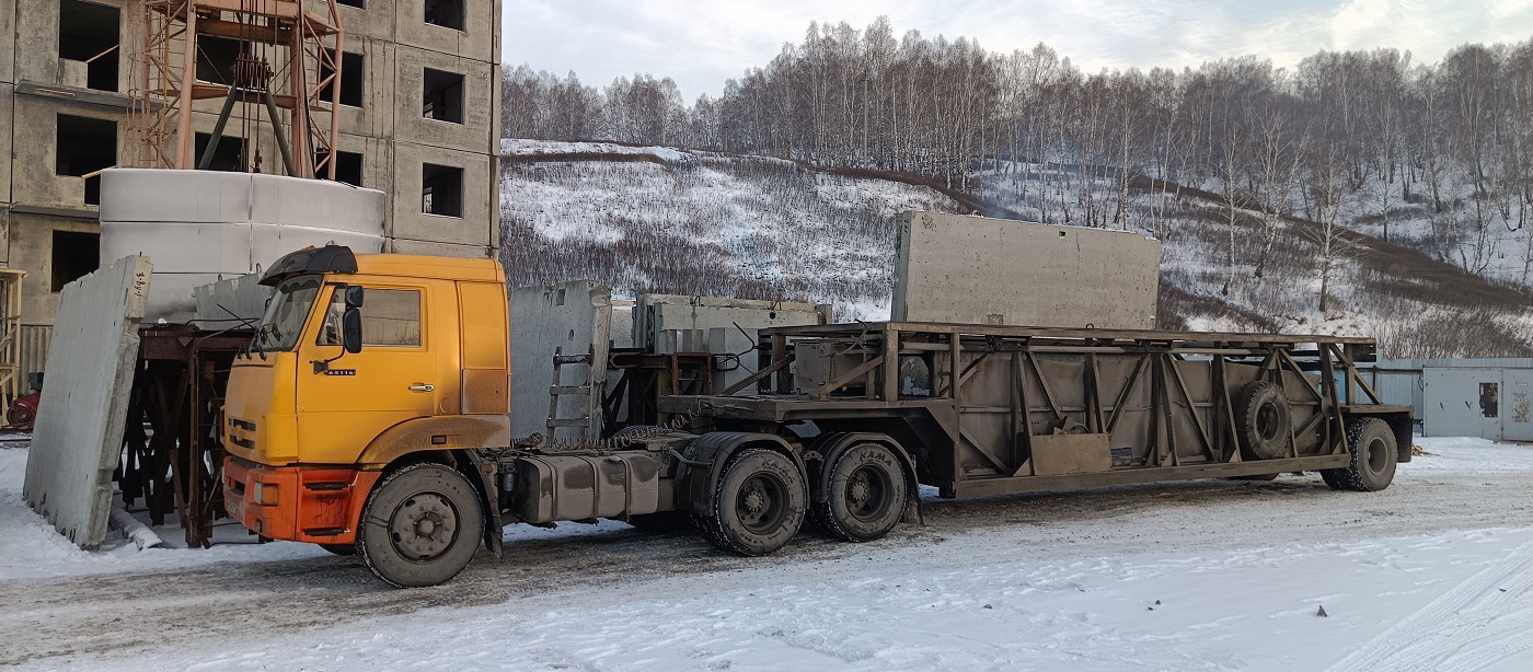 Аренда и услуги панелевозов для перевозки ЖБИ изделий в Печоре