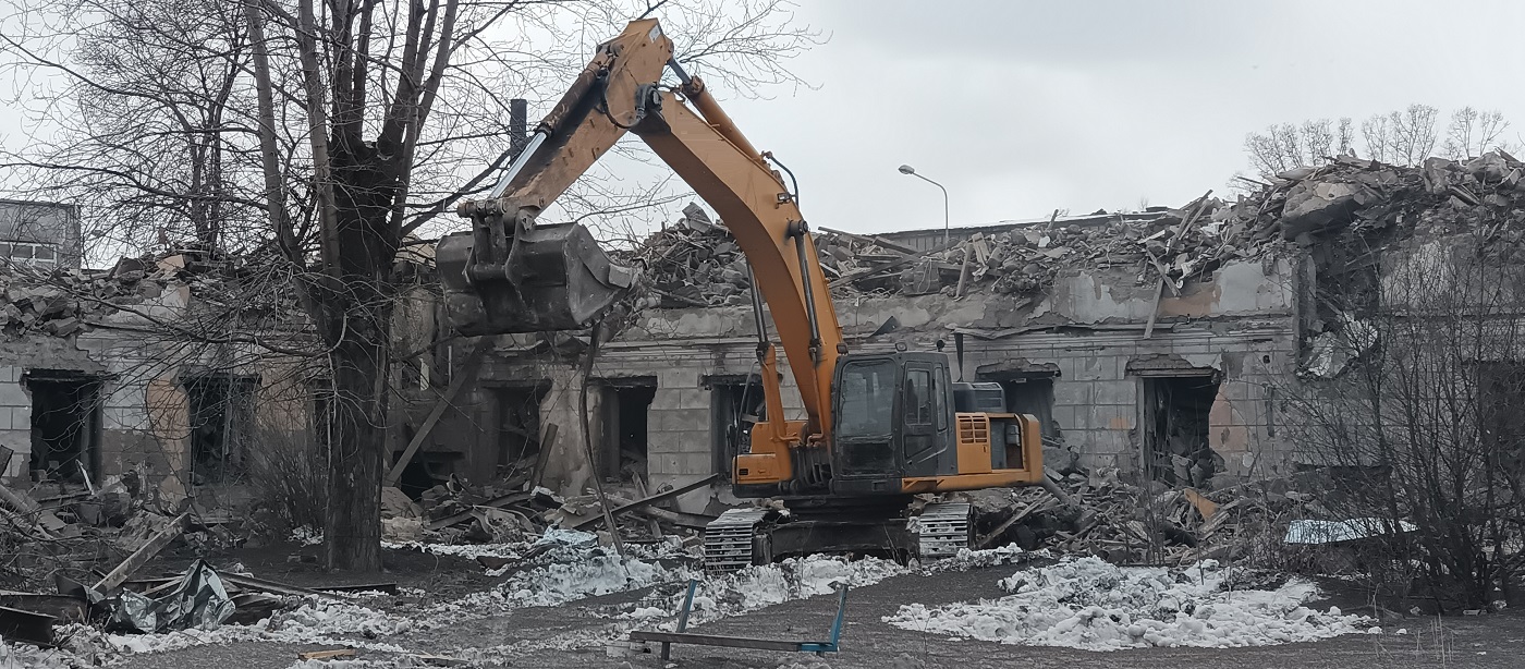Демонтажные работы, услуги спецтехники в Сосногорске