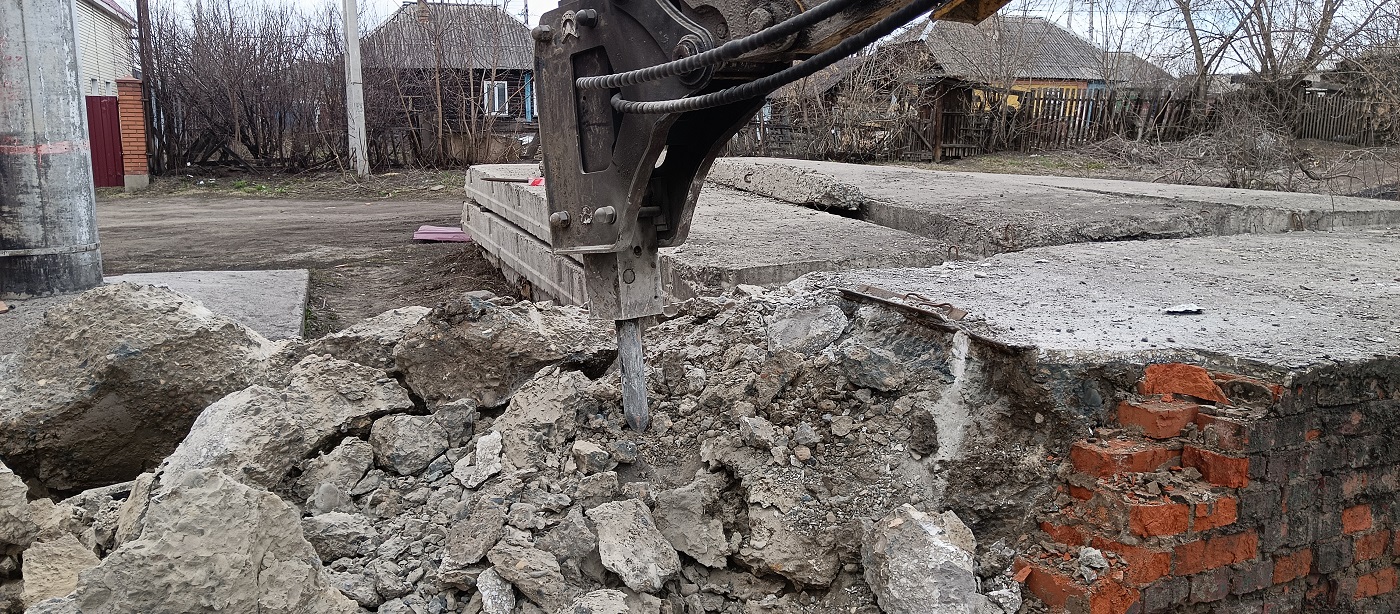 Услуги и заказ гидромолотов для демонтажных работ в Печоре